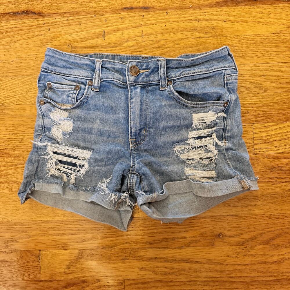 American Eagle Midi jean shorts